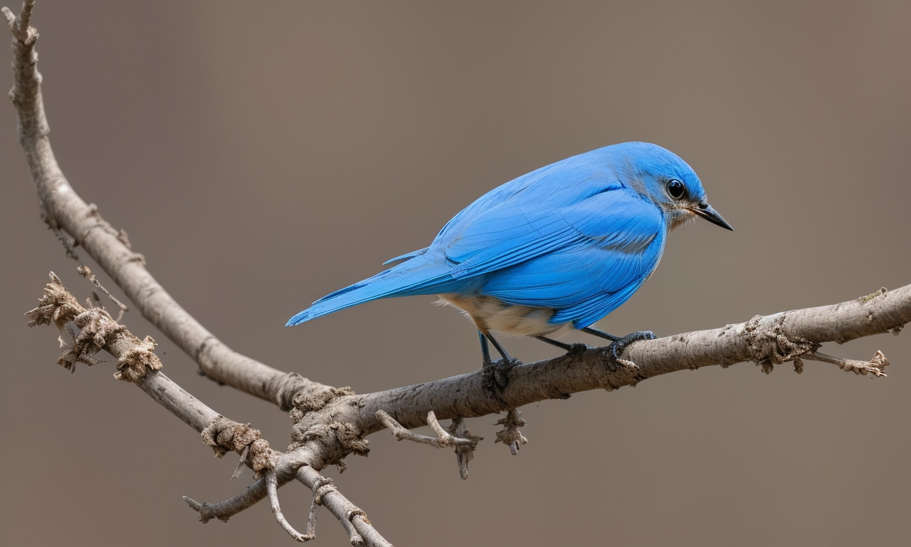 How can you tell a male bluebird from a female?
