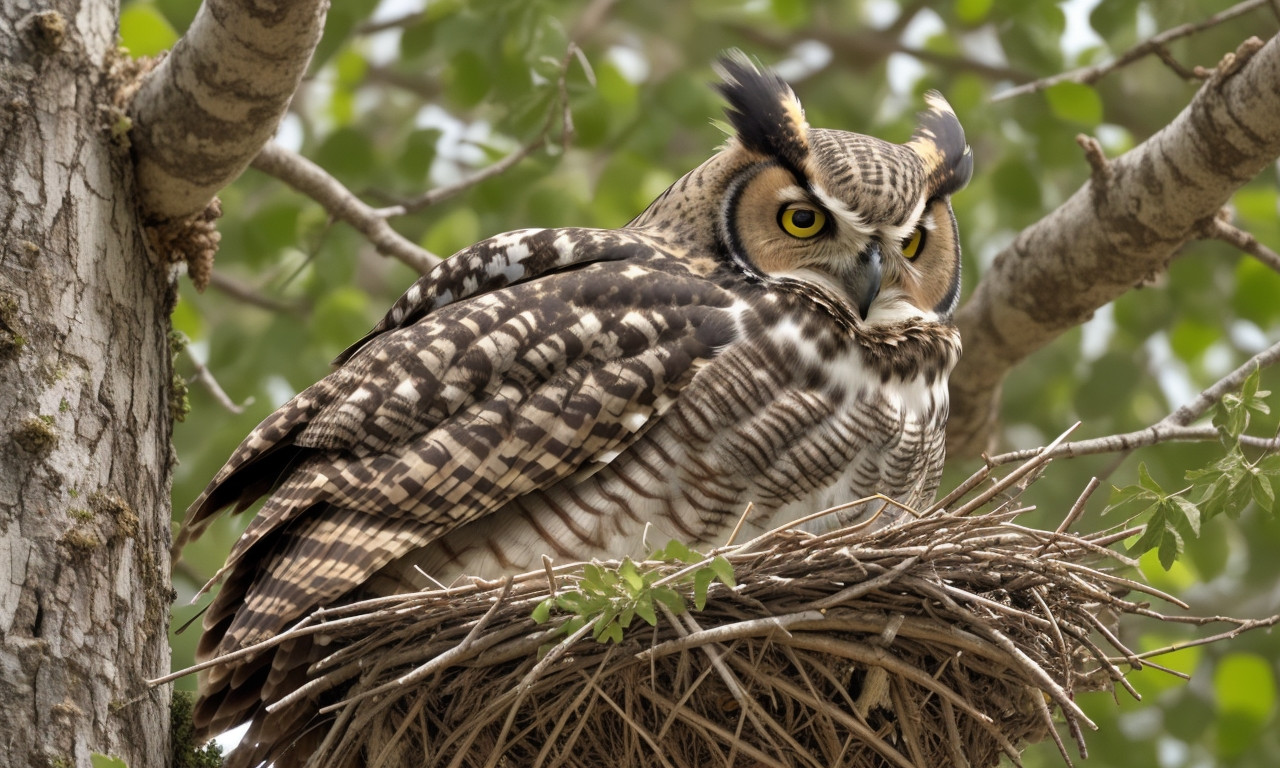 How do great horned owls build their nests? Great Horned Owl Nesting Secrets: All You Need To Know For 2023