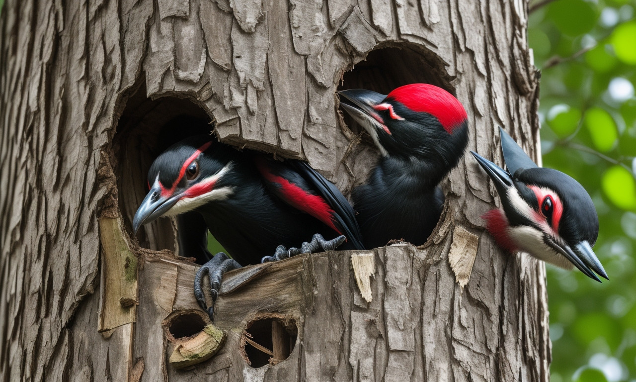 How do Pileated Woodpeckers build their nests? Pileated Woodpecker Nesting: A Complete Guide to Attract and Protect