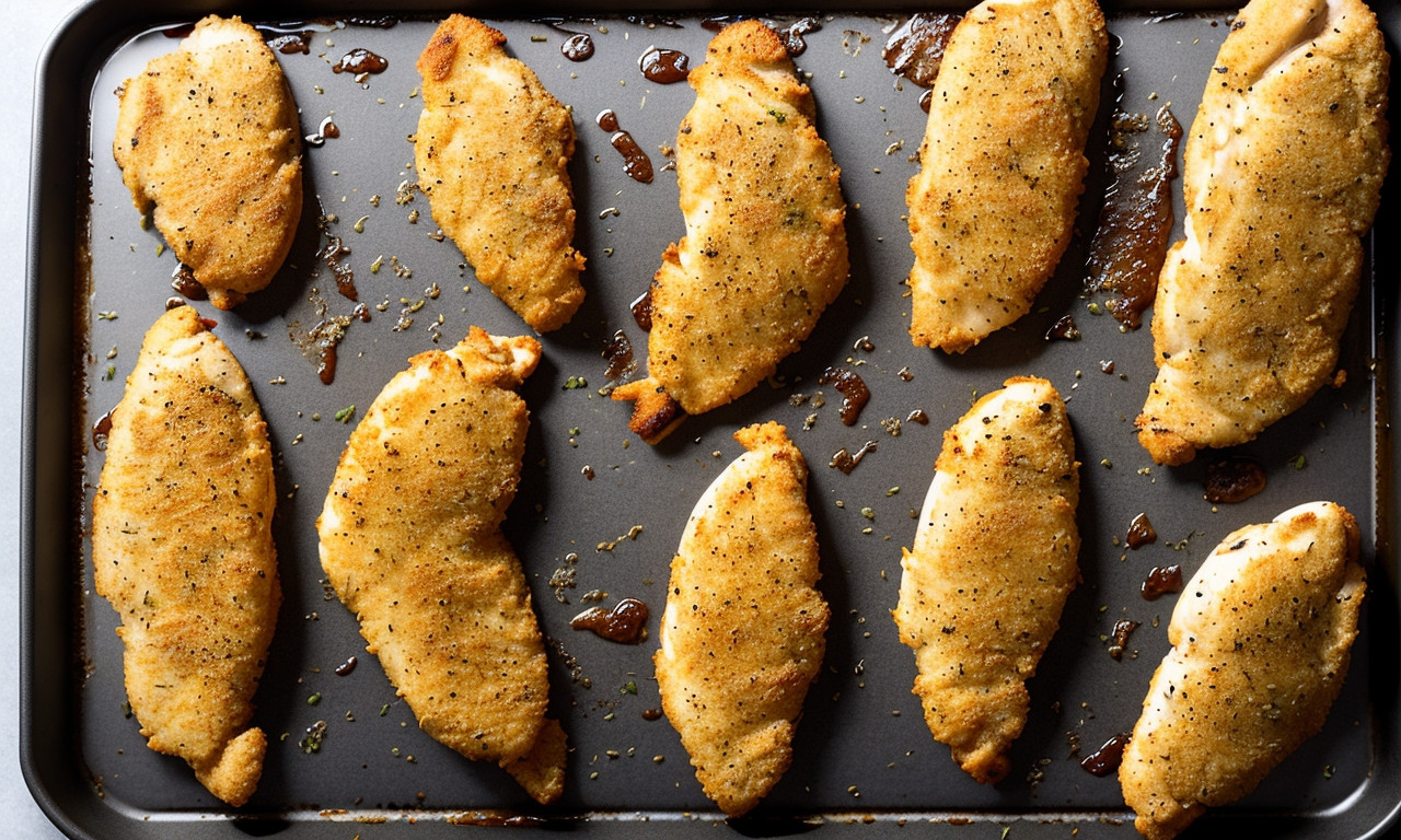 Crispy Juicy Oven-Baked Chicken Tenders at 425°F Cooking Guide