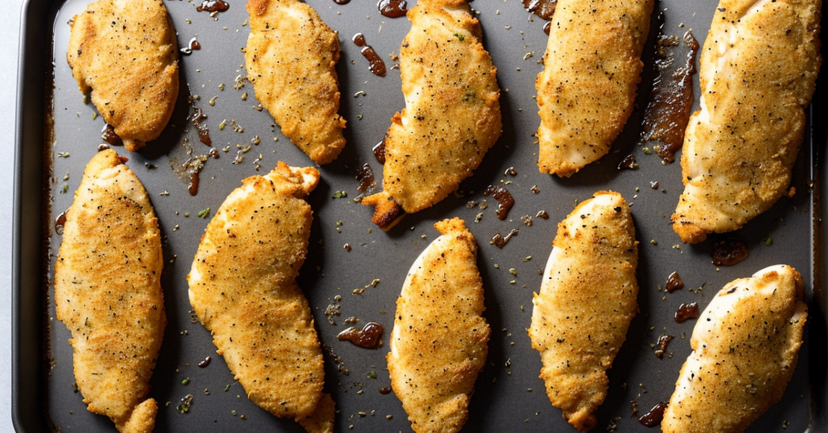 Crispy Juicy Oven-Baked Chicken Tenders at 425°F Cooking Guide