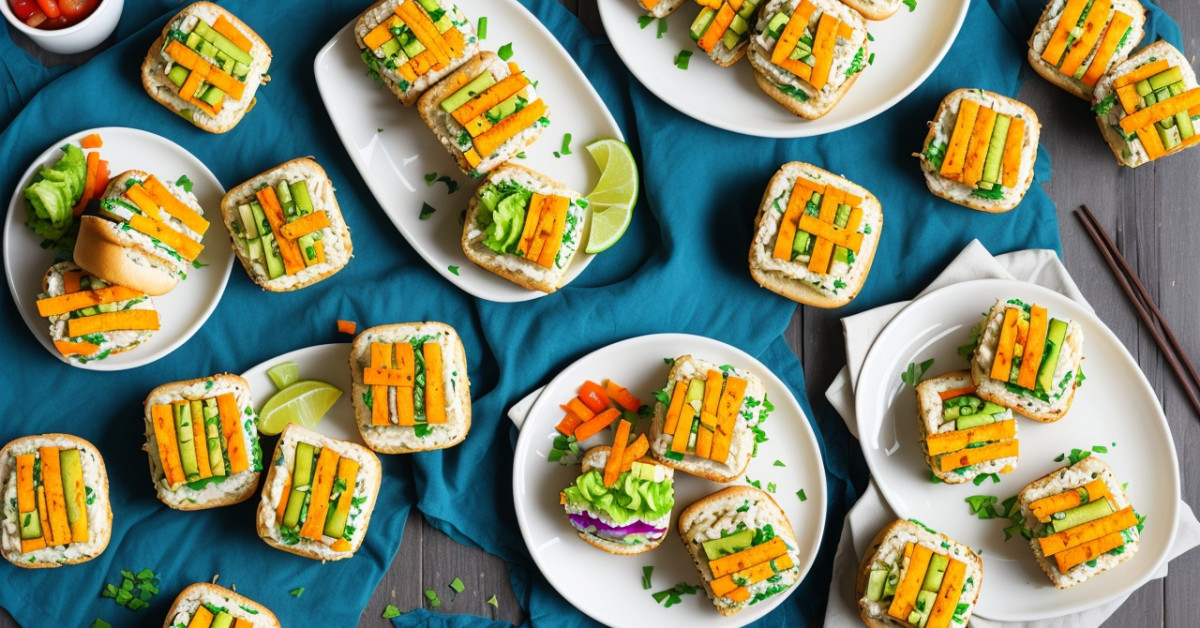 Veggie Sliders on King's Hawaiian Rolls