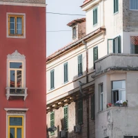 Oven-roasted chicken breast with vegetables on a plate. Oven-roasted chicken breast with vegetables on a plate.