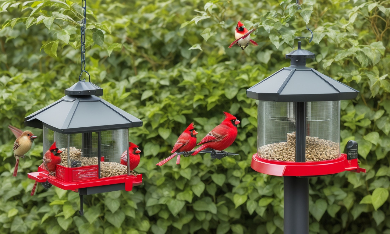 Kingsyard Adjustable Platform Bird Feeder Cardinal Feeders – Best Feeders For Your Garden (Incl. Seeds) Guide