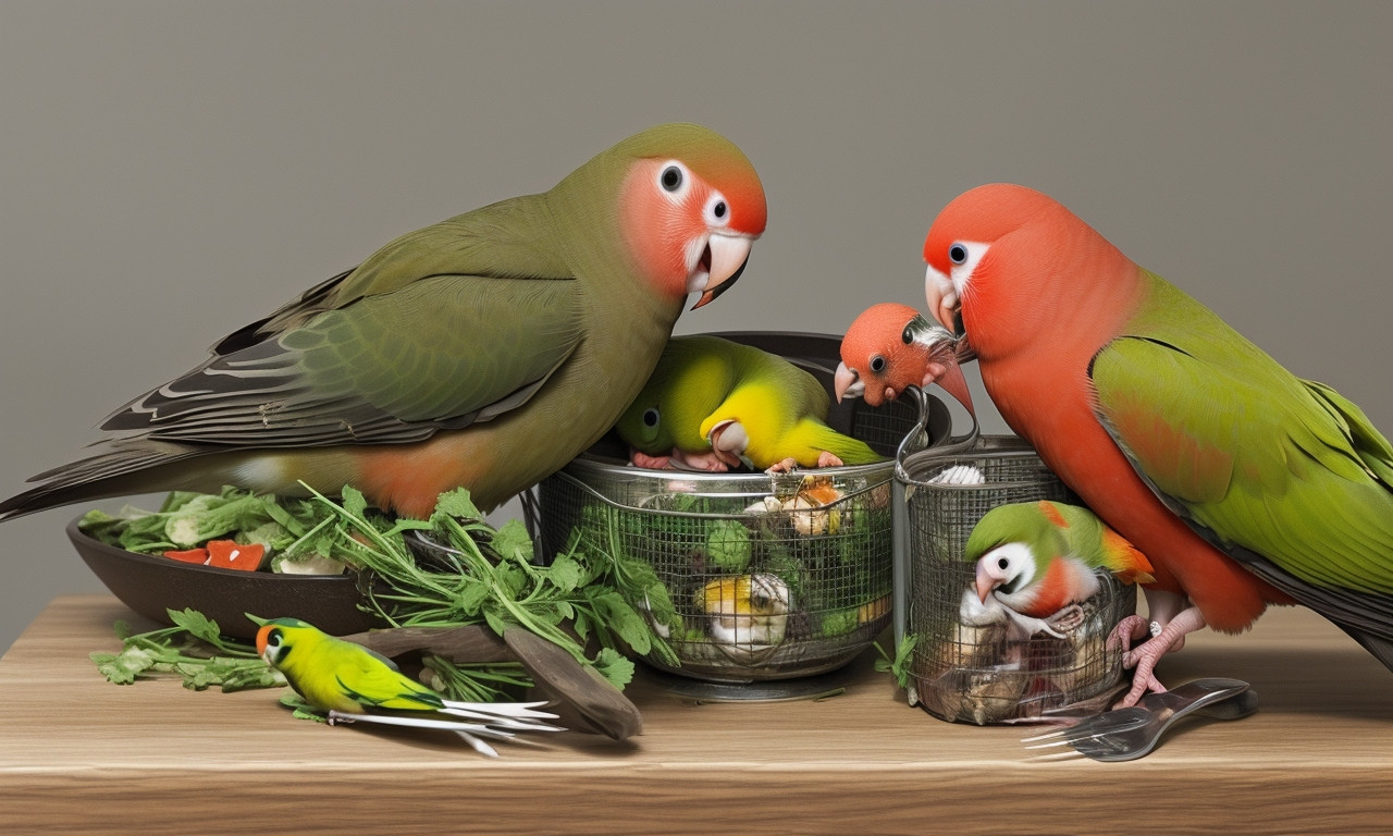 Lovebird Diet FAQs What Do Lovebirds Eat? A Guide to Their Diet, Behavior, and Habits