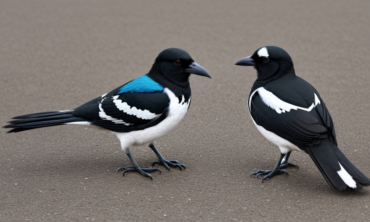 Magpie Black and White Birds in the UK (Identification Guide): Spot and Identify Easily