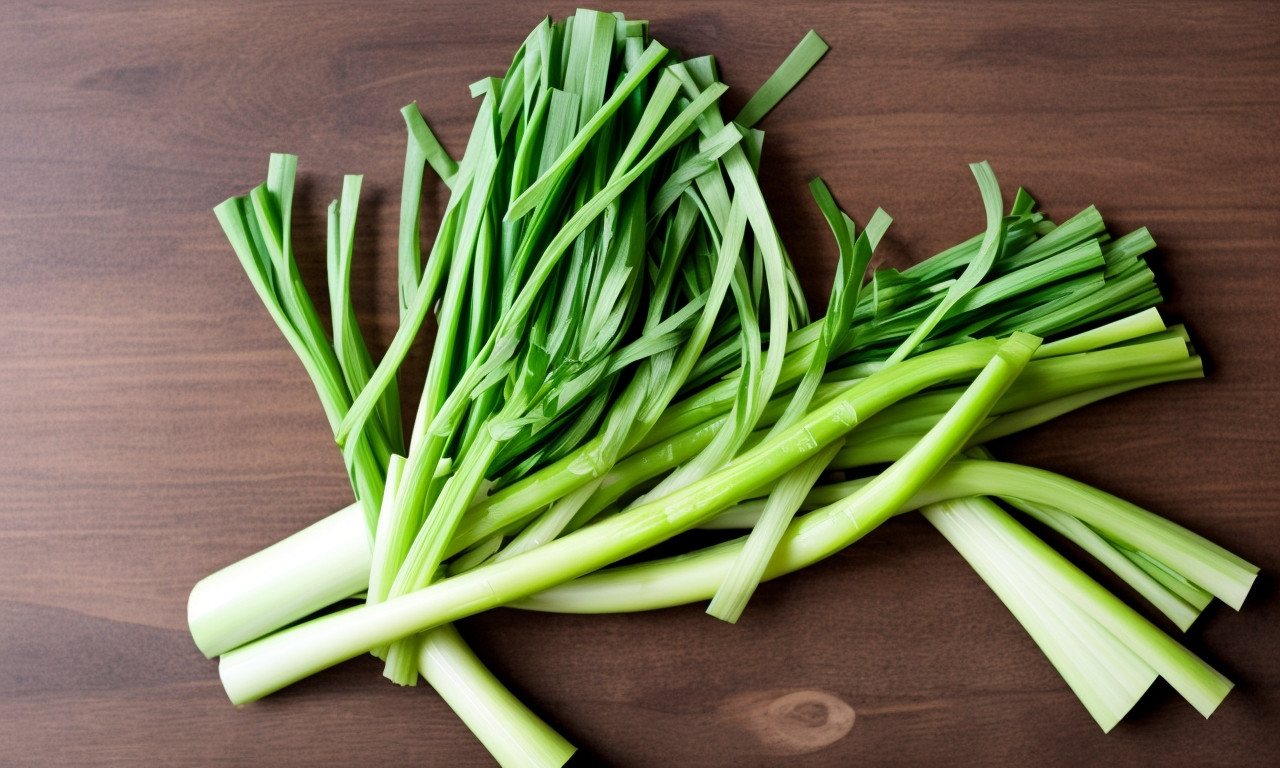 Guide to expertly chopping leeks in the kitchen.