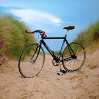 Expert bicycle brake adjustment tutorial illustration Expert bicycle brake adjustment tutorial illustration