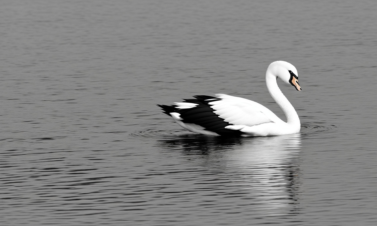 Mute Swan 20 Black and White Birds You Might See in Your Backyard