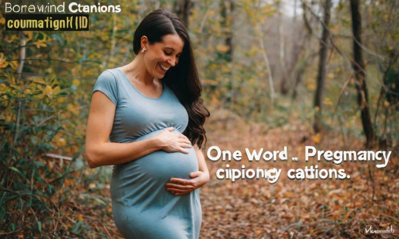 One Word Pregnancy Captions 200+ Pregnant Captions to Celebrate the Heartwarming Journey