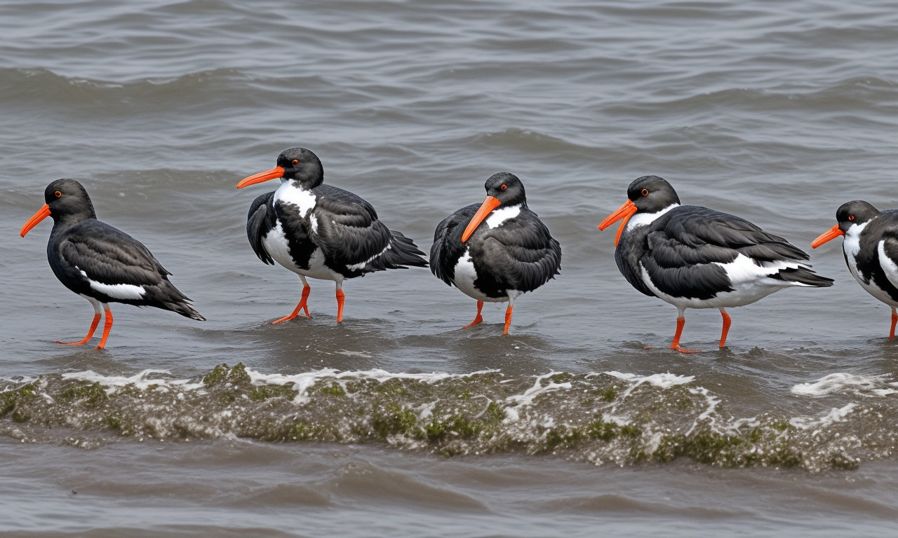 Oystercatcher Black and White Birds in the UK (Identification Guide): Spot and Identify Easily