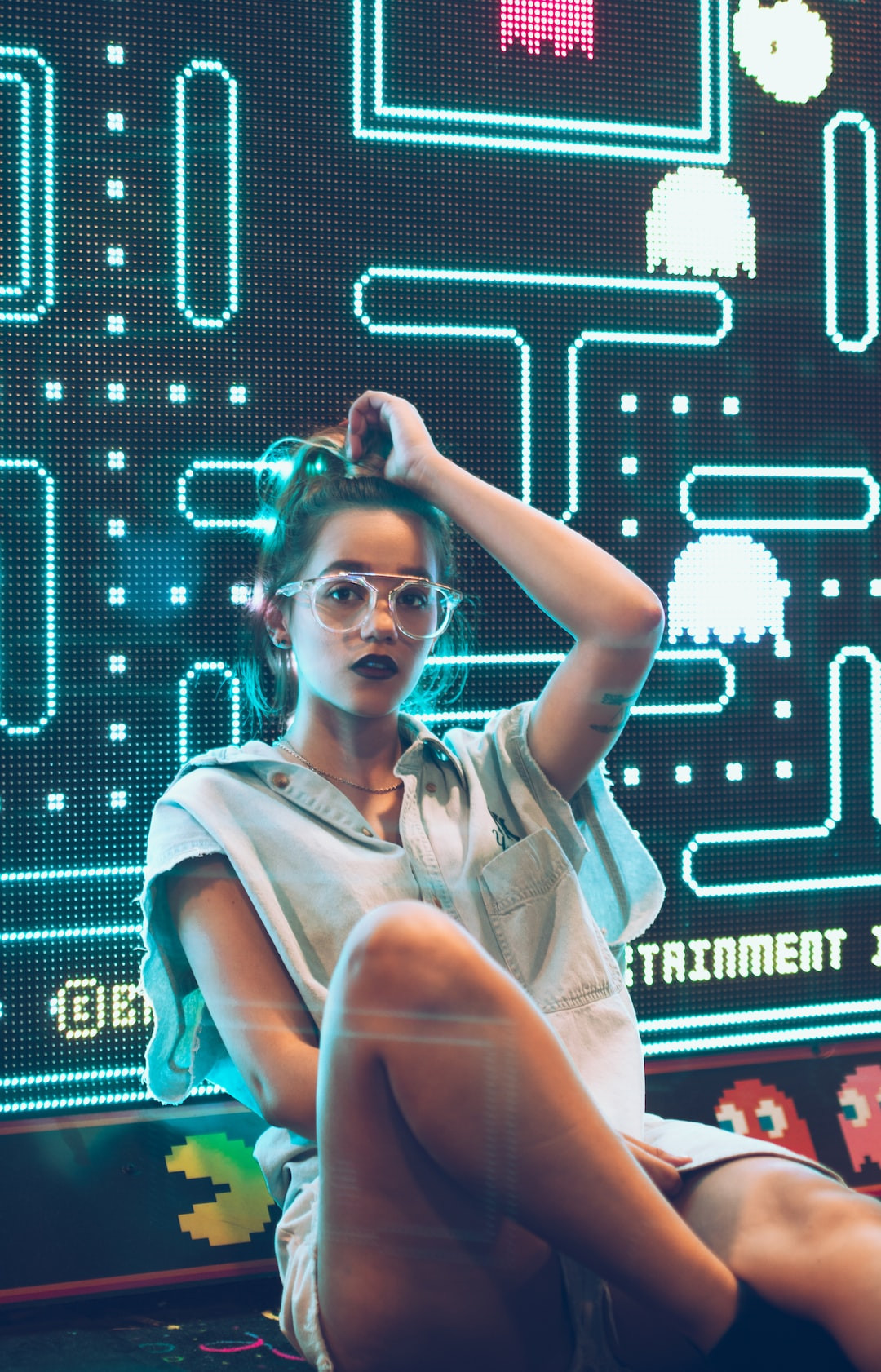 Pac-Man 30th anniversary game maze with high score tips.