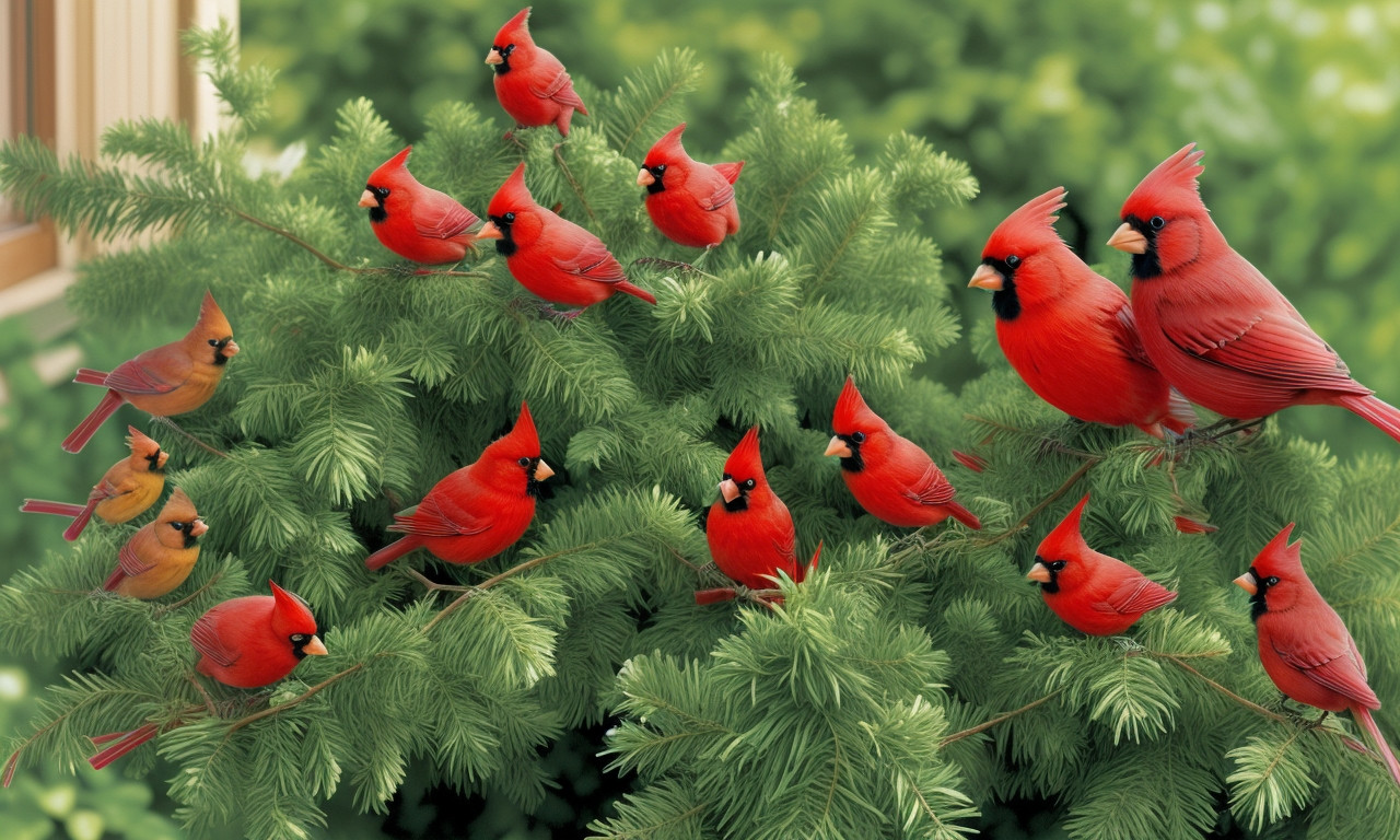 Plant Evergreens to Attract Cardinals What Do Cardinals Eat? How to Attract Cardinals to Your Yard Effortlessly
