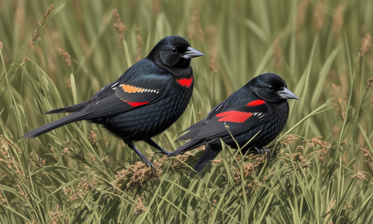 Red-winged Blackbird The 32 Most Common Birds of Massachusetts: Data-Driven Insights
