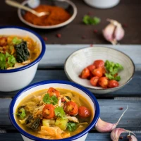 Bowl food concept with Better Breader Bowl kitchen gadget. Bowl food concept with Better Breader Bowl kitchen gadget.