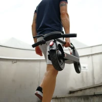 Compact foldable electric scooter for efficient urban transport. Compact foldable electric scooter for efficient urban transport.