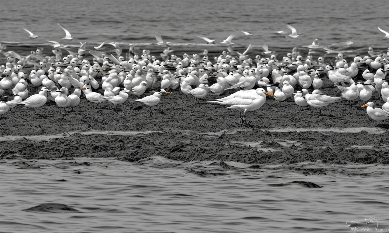 Royal Tern 20 Black and White Birds You Might See in Your Backyard