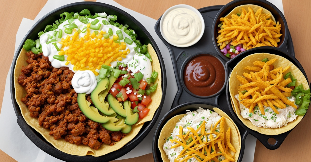 Taco Bell's new unwrapped bowl, a fast-food favorite.