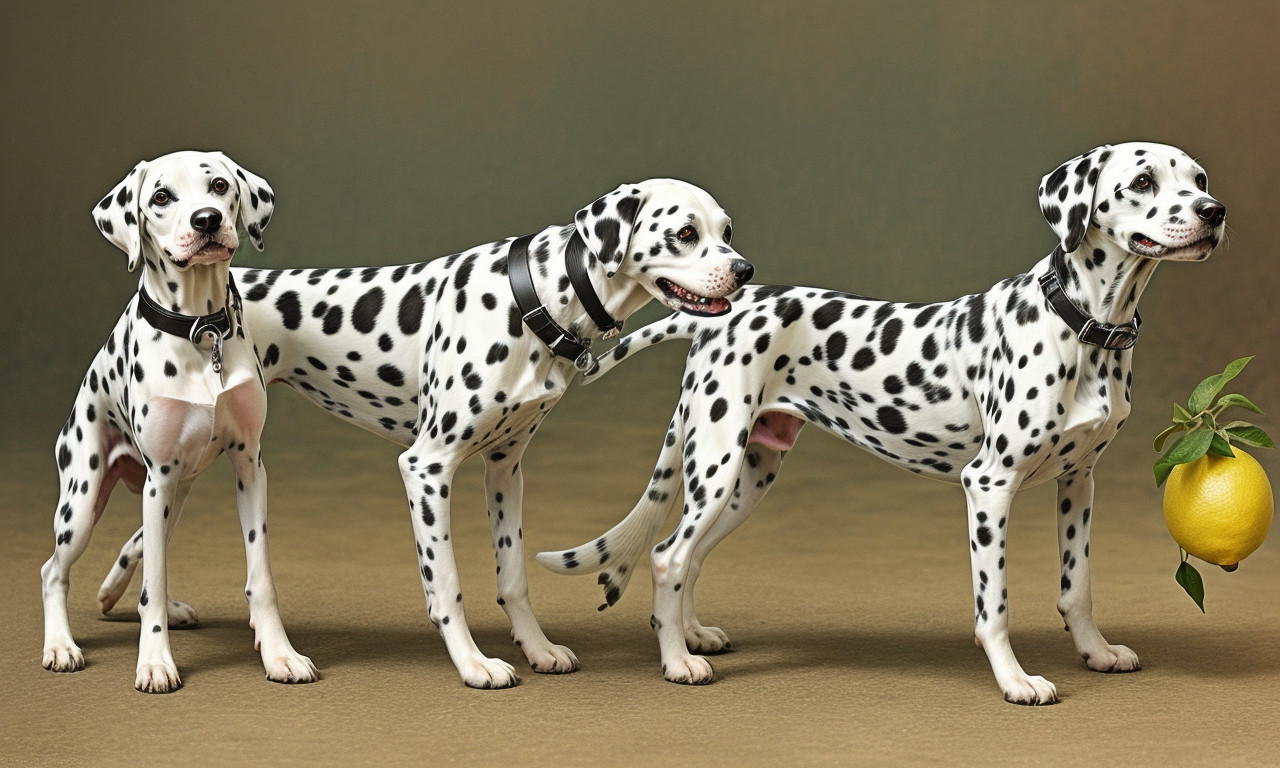 The Earliest Records of Lemon Dalmatian in History