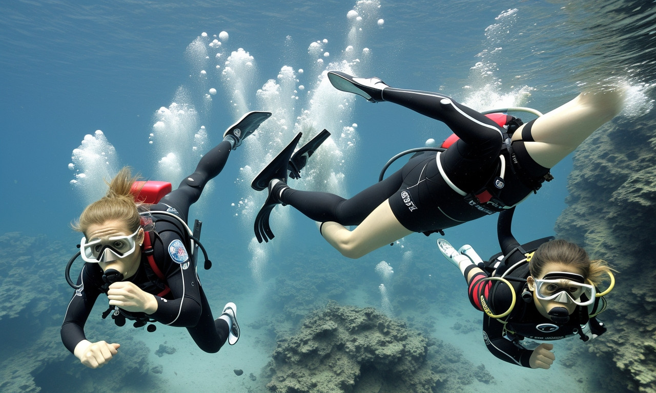 2009 split-face diving accident scene illustration.