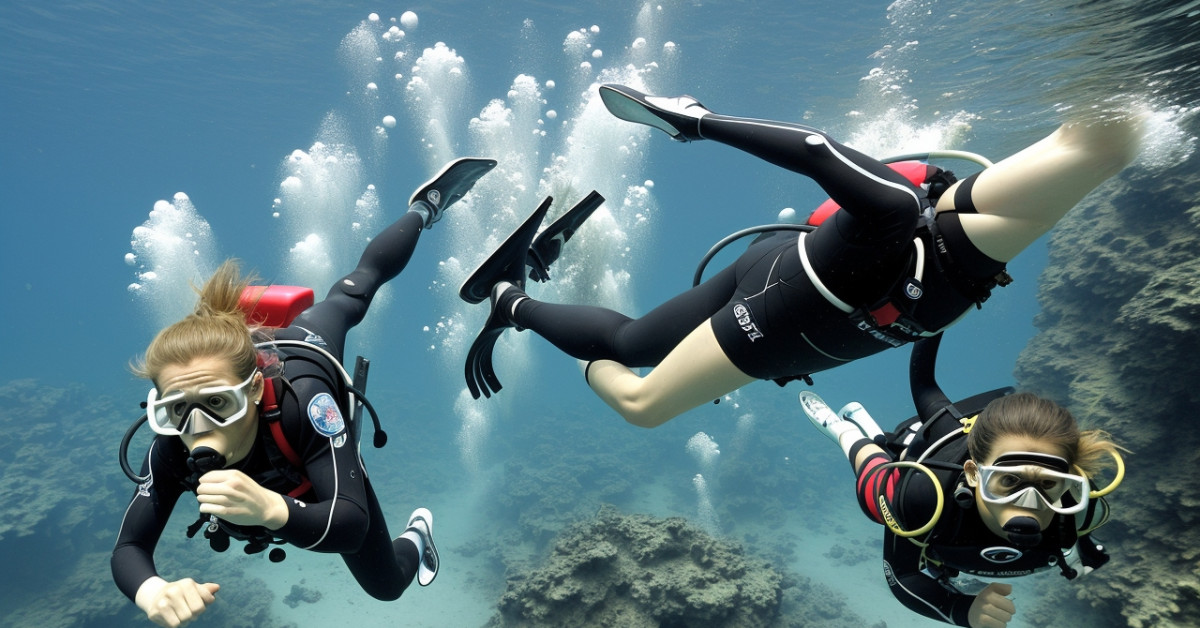 2009 split-face diving accident scene illustration.