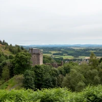 Healthy veggie silver dollar pancakes on a white plate. Healthy veggie silver dollar pancakes on a white plate.