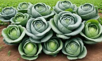 Companion plants enhancing cabbage growth in the garden