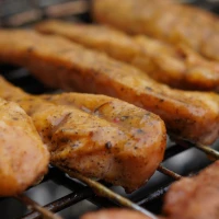 Chickens eating mangoes to explore tropical fruit benefits. Chickens eating mangoes to explore tropical fruit benefits.