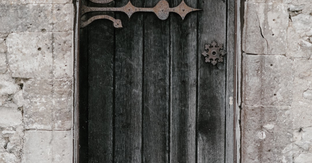 Motivational door quote inspiring personal growth and success.