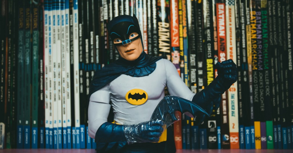 Batman quotes collage from various comics and movies.