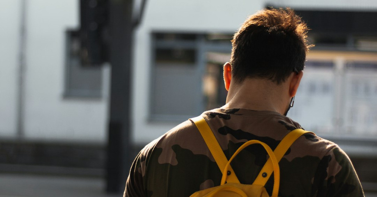 Trekkers on mountain trail enjoying scenic views