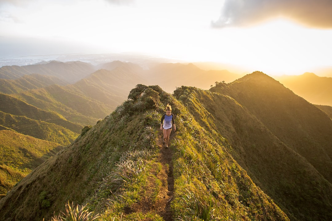 Vivobarefoot hiking boots on rocky terrain