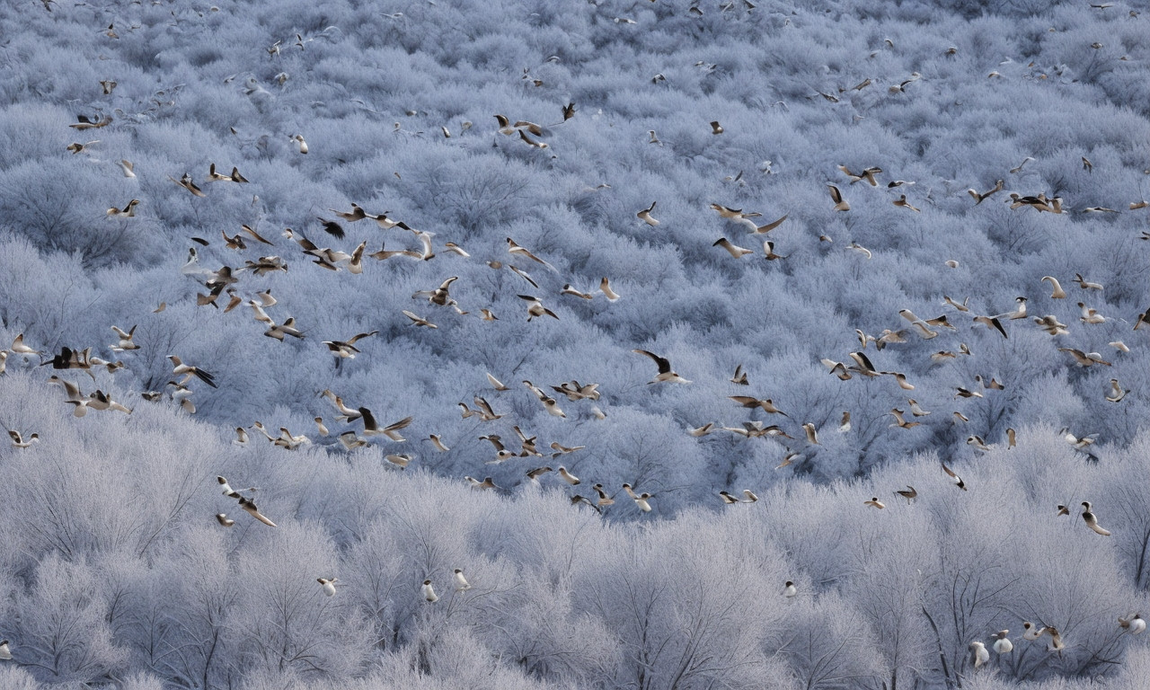 What birds stay in Utah during winter?