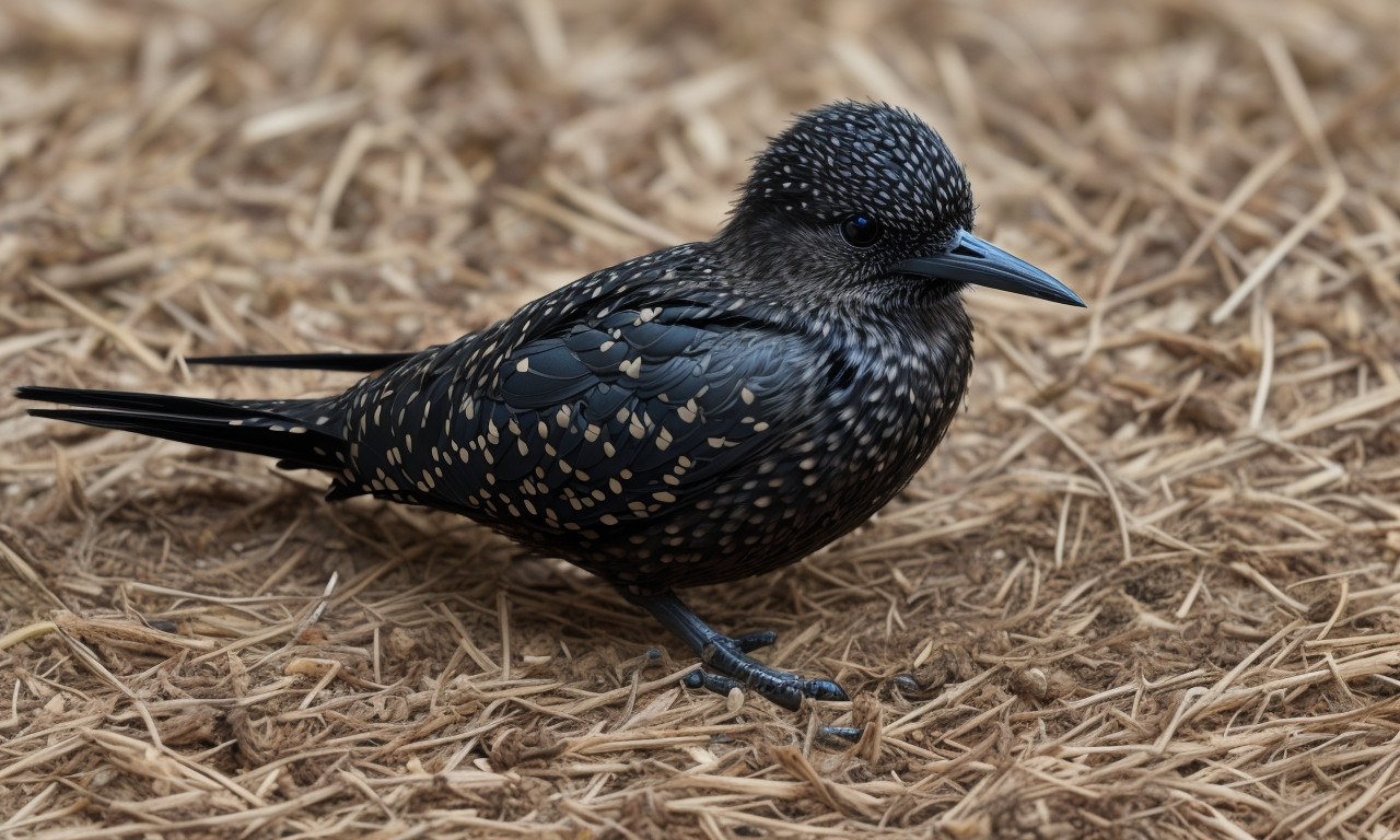 What do baby starlings look like?