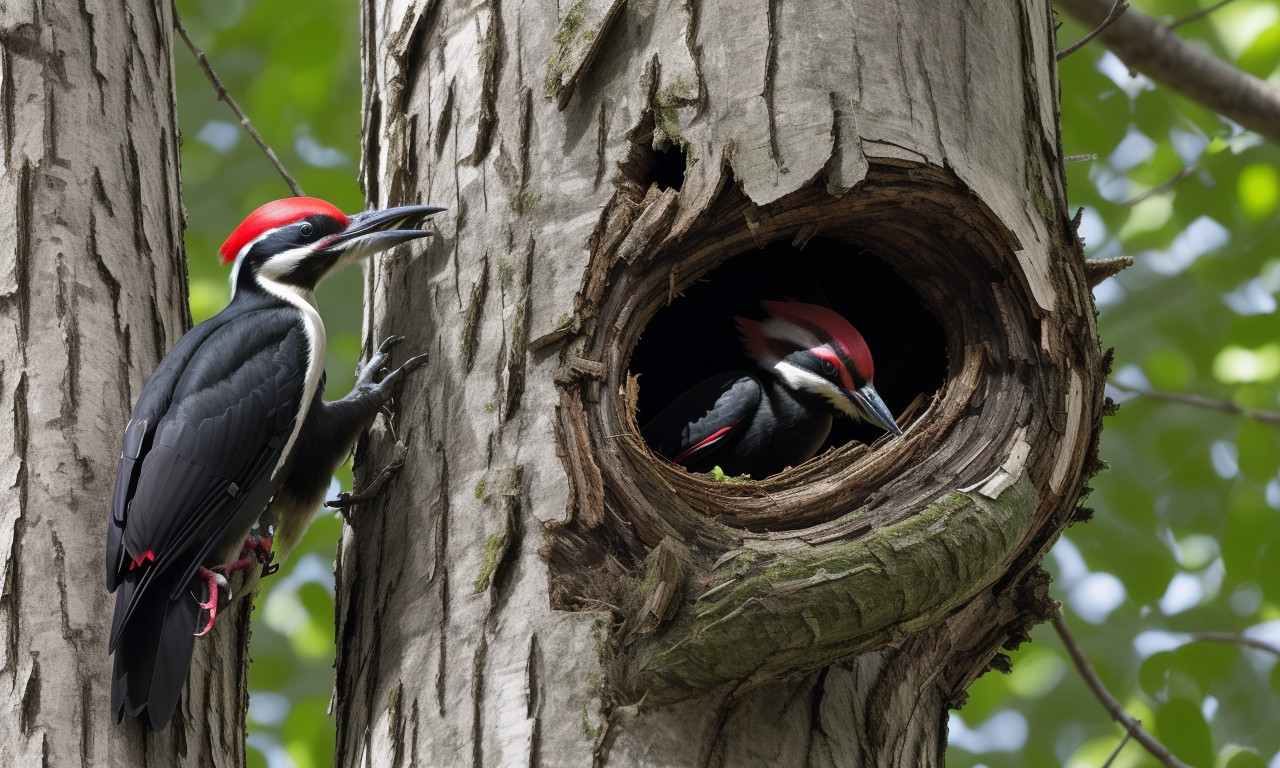 What trees do Pileated Woodpeckers nest in? Pileated Woodpecker Nesting: A Complete Guide to Attract and Protect