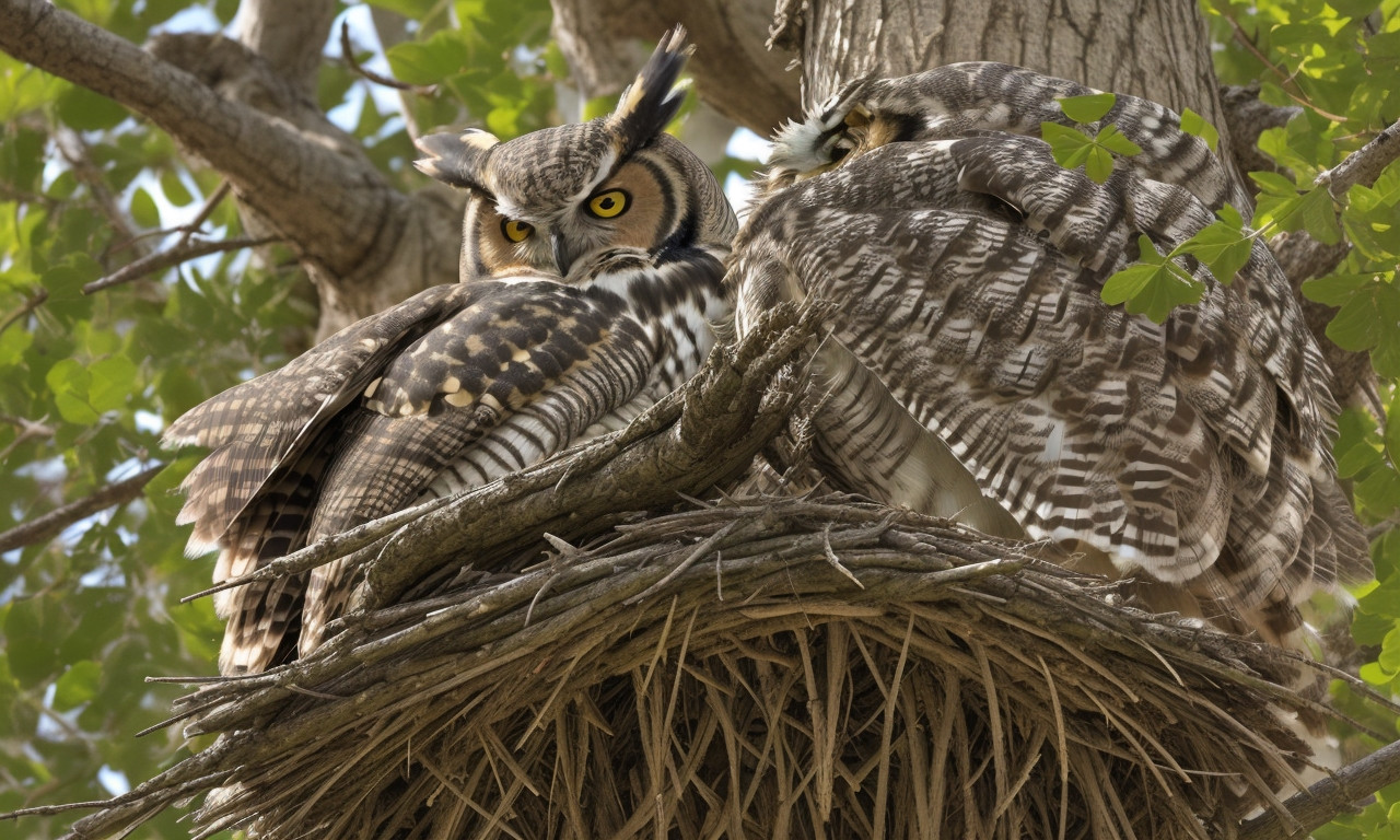 Where do great horned owls nest at night? Great Horned Owl Nesting Secrets: All You Need To Know For 2023